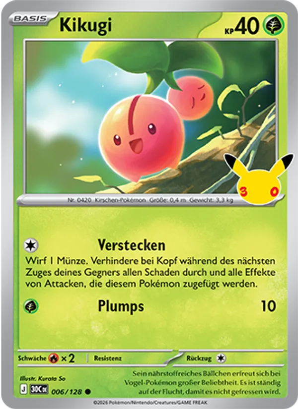 Karte Kikugi aus 30 Jahre, Nummer 006/128