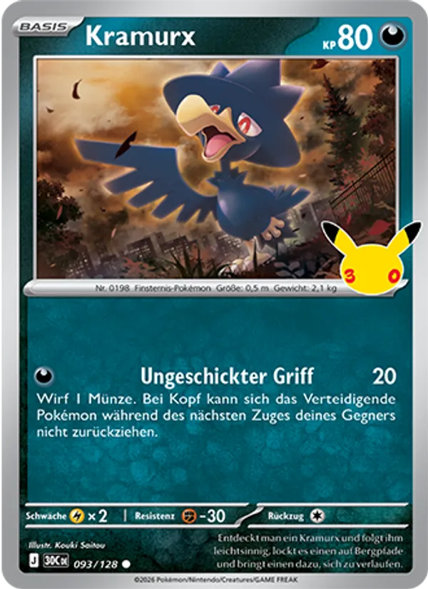 Karte Kramurx aus 30 Jahre, Nummer 093/128