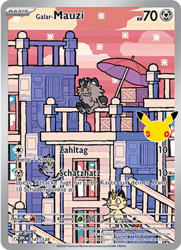 Karte Galar-Mauzi aus 30 Jahre, Nummer 141/128