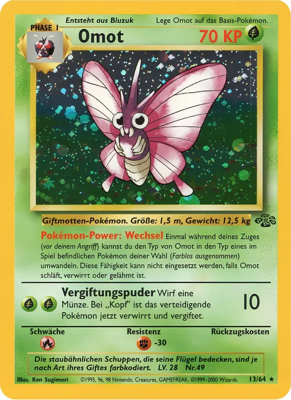Karte Omot aus Dschungel, Nummer 13/64