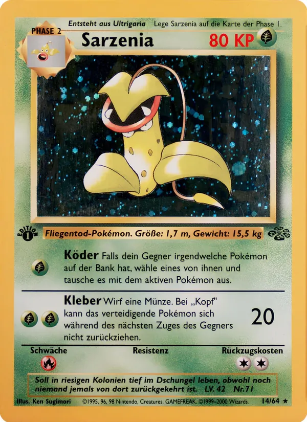 Karte Sarzenia aus Dschungel, Nummer 14/64