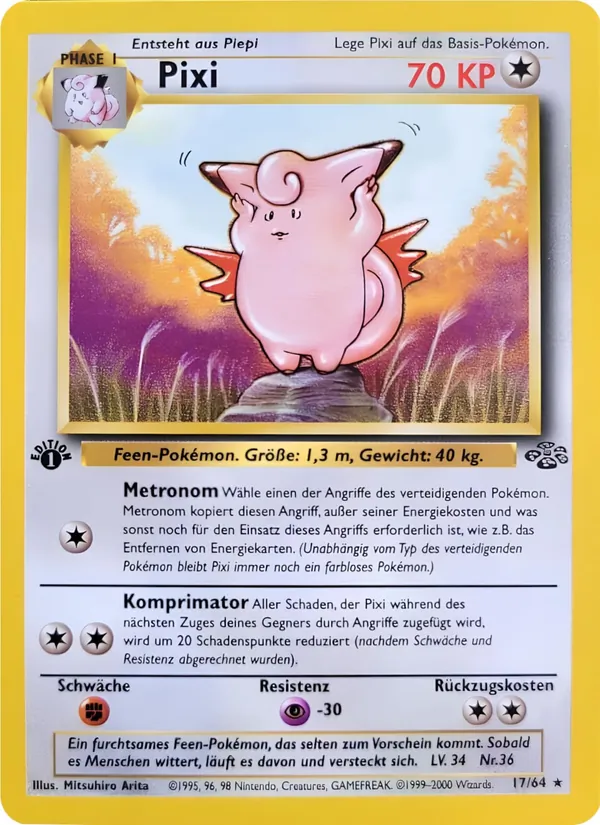 Karte Pixi aus Dschungel, Nummer 17/64