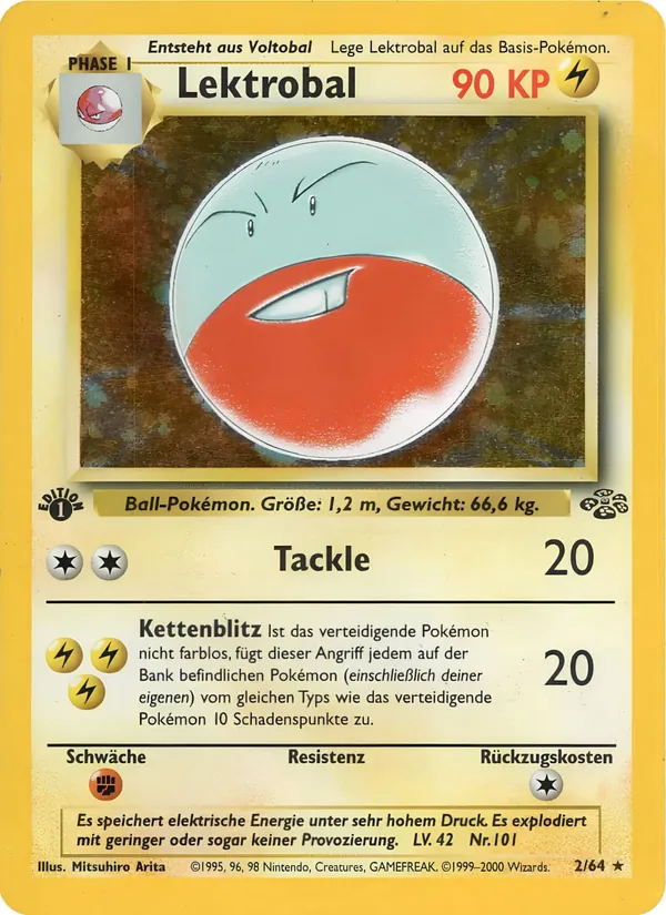 Karte Lektrobal aus Dschungel, Nummer 2/64