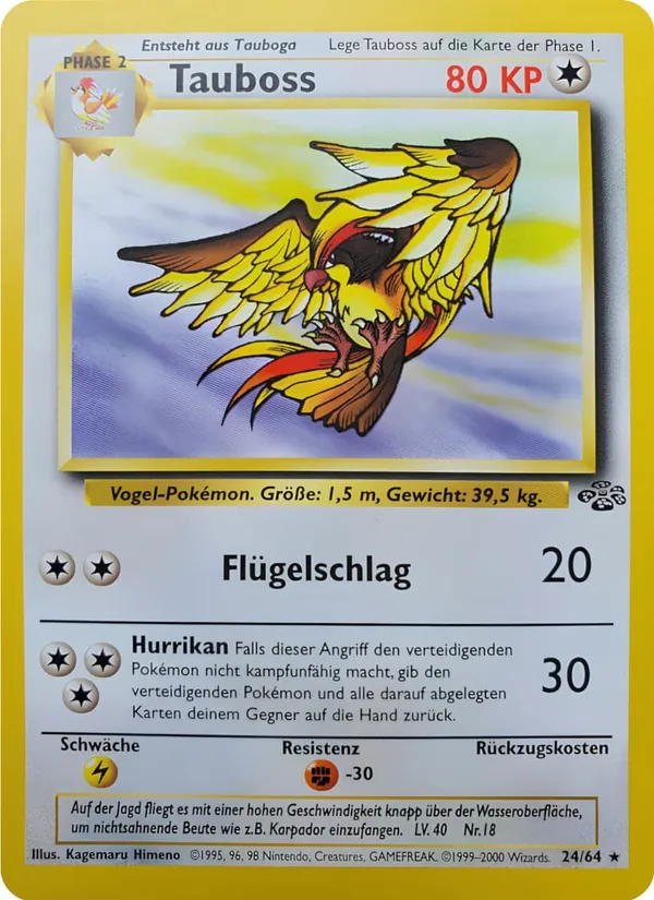 Karte Tauboss aus Dschungel, Nummer 24/64