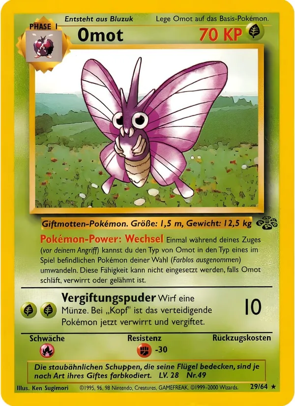 Karte Omot aus Dschungel, Nummer 29/64