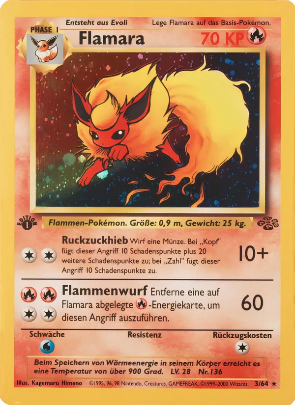 Karte Flamara aus Dschungel, Nummer 3/64