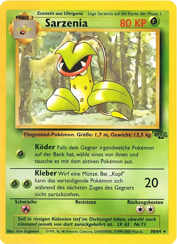 Karte Sarzenia aus Dschungel, Nummer 30/64