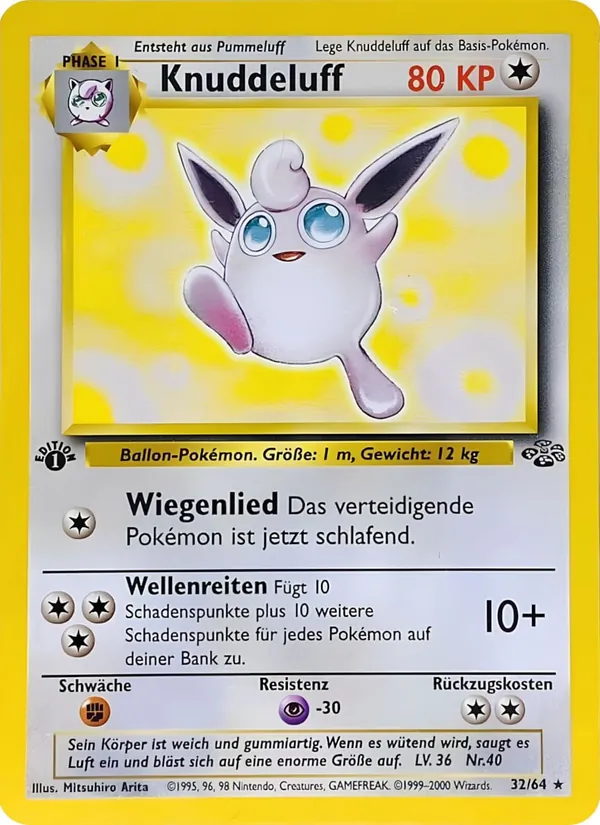 Karte Knuddeluff aus Dschungel, Nummer 32/64