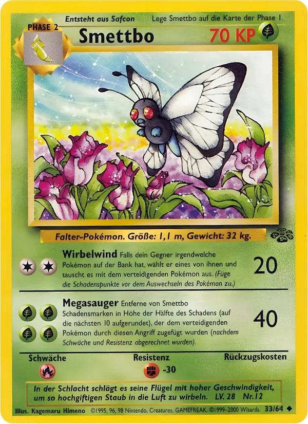 Karte Smettbo aus Dschungel, Nummer 33/64
