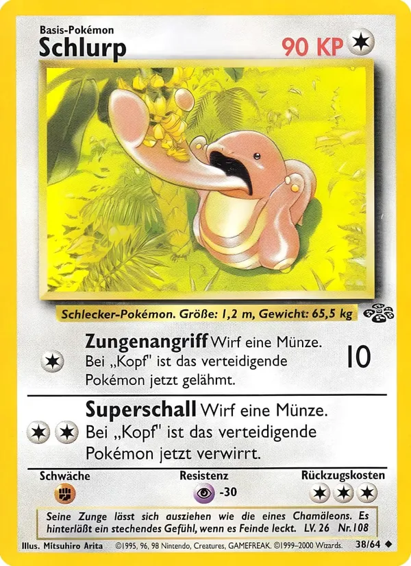 Karte Schlurp aus Dschungel, Nummer 38/64