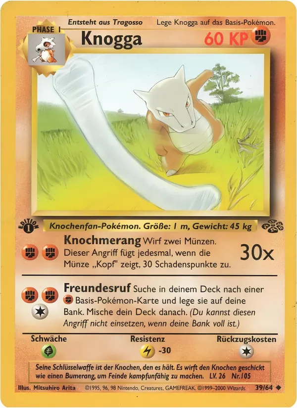 Karte Knogga aus Dschungel, Nummer 39/64