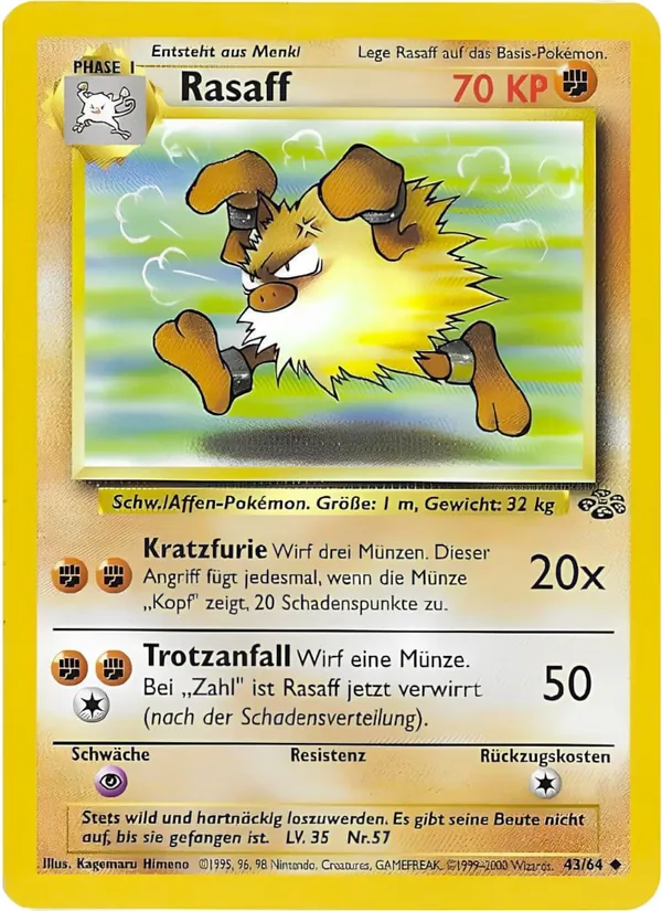 Karte Rasaff aus Dschungel, Nummer 43/64