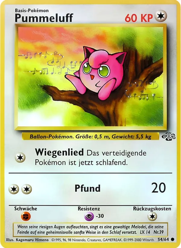 Karte Pummeluff aus Dschungel, Nummer 54/64