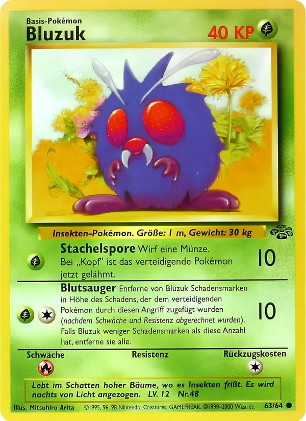 Karte Bluzuk aus Dschungel, Nummer 63/64