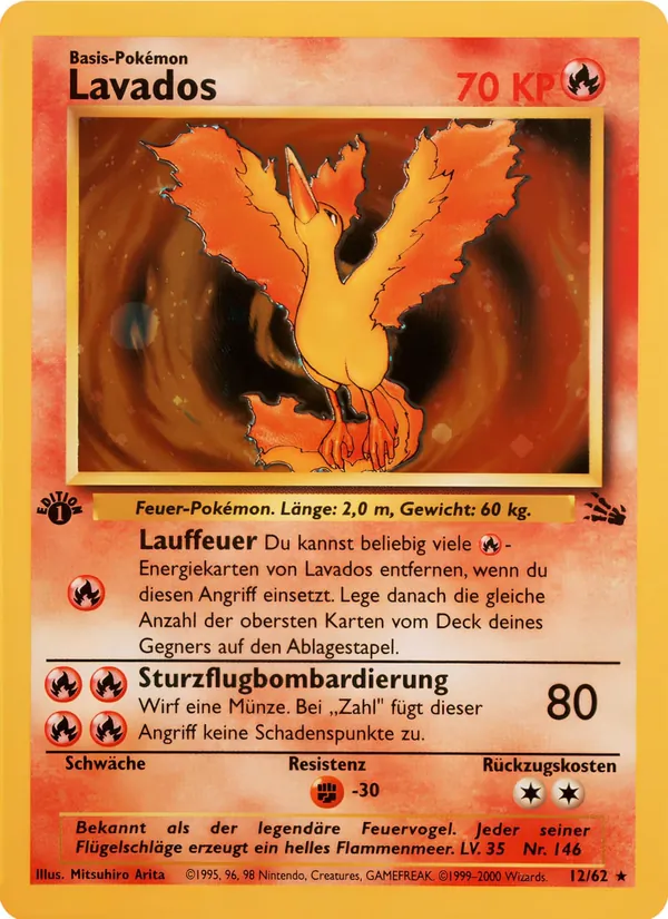 Karte Lavados aus Fossil, Nummer 12/62