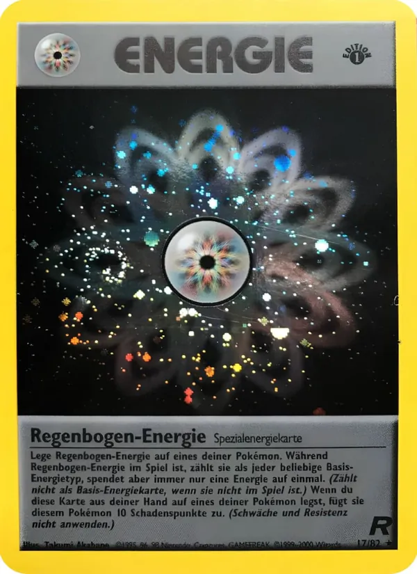Karte Regenbogen-Energie aus Team Rocket, Nummer 17/82