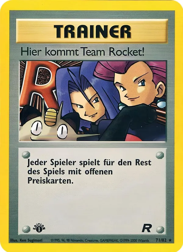 Karte Hier kommt Team Rocket! aus Team Rocket, Nummer 71/82