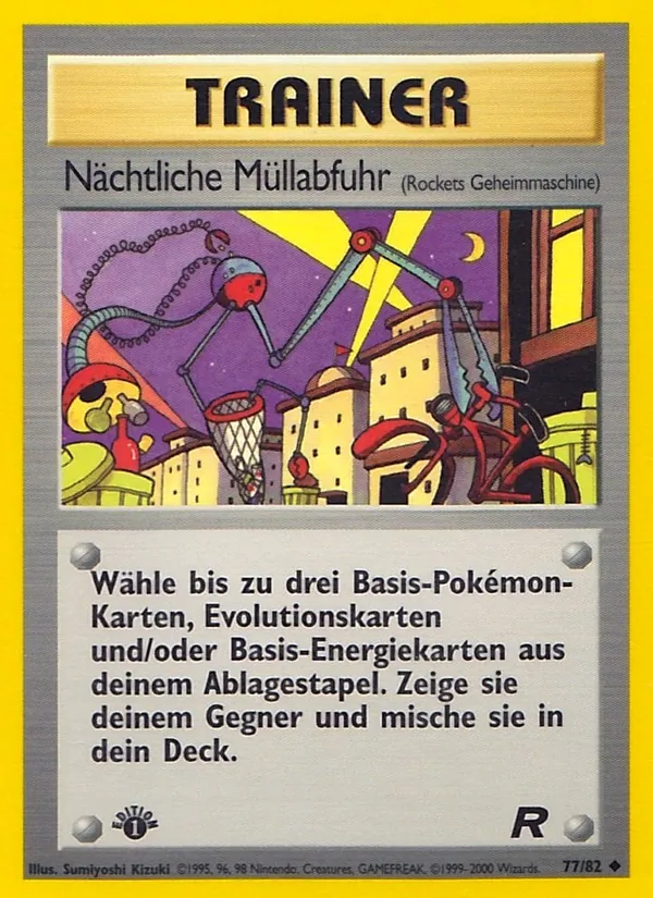 Karte Nächtliche Müllabfuhr aus Team Rocket, Nummer 77/82