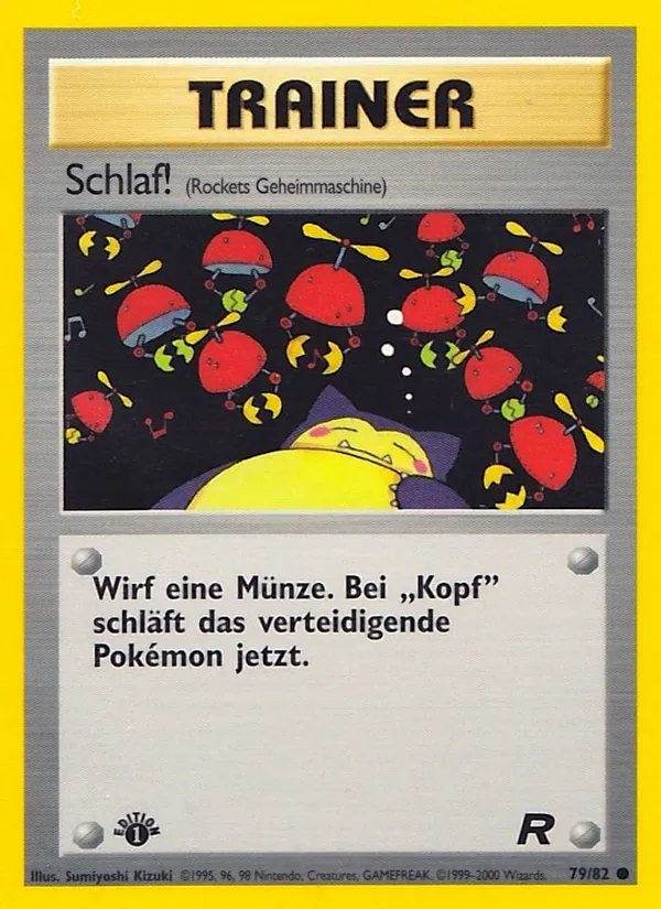 Karte Schlaf! aus Team Rocket, Nummer 79/82