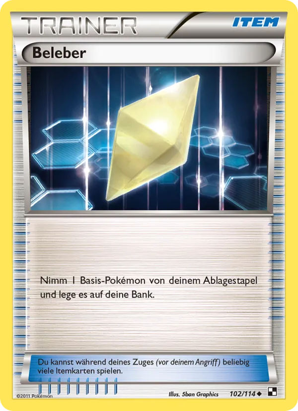 Karte Beleber aus Schwarz & Weiß, Nummer 102/114