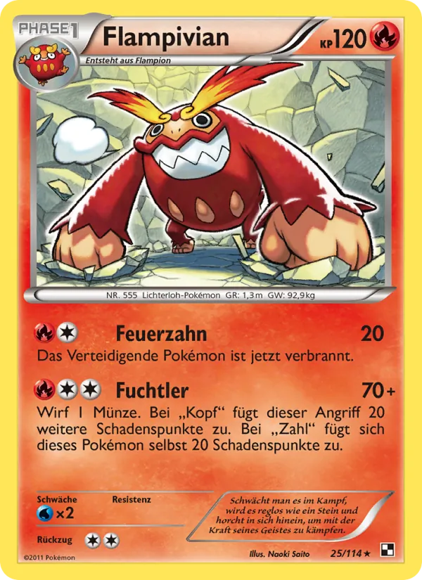Karte Flampivian aus Schwarz & Weiß, Nummer 25/114