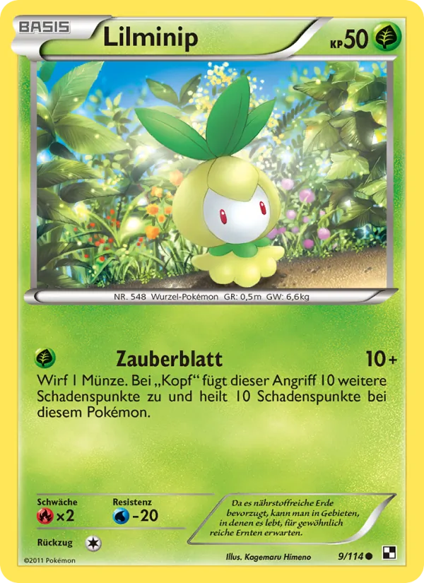Karte Lilminip aus Schwarz & Weiß, Nummer 9/114