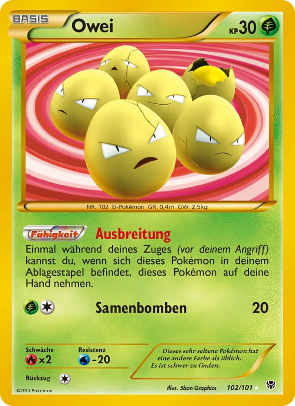 Karte Owei aus Plasma-Blaster, Nummer 102/101
