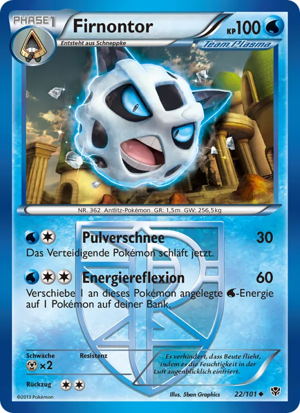 Karte Firnontor aus Plasma-Blaster, Nummer 22/101