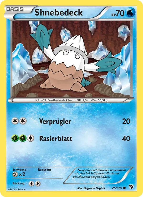 Karte Shnebedeck aus Plasma-Blaster, Nummer 25/101