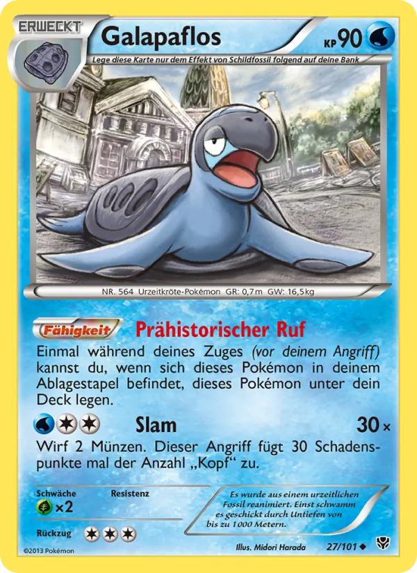 Karte Galapaflos aus Plasma-Blaster, Nummer 27/101