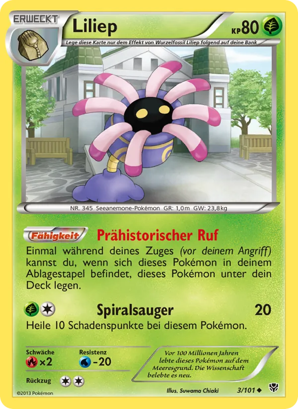 Karte Liliep aus Plasma-Blaster, Nummer 3/101