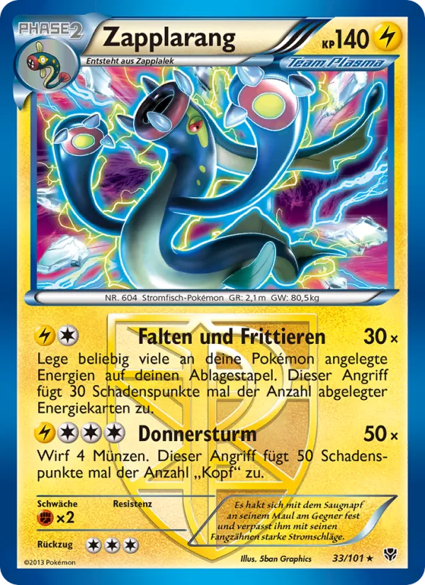 Karte Zapplarang aus Plasma-Blaster, Nummer 33/101