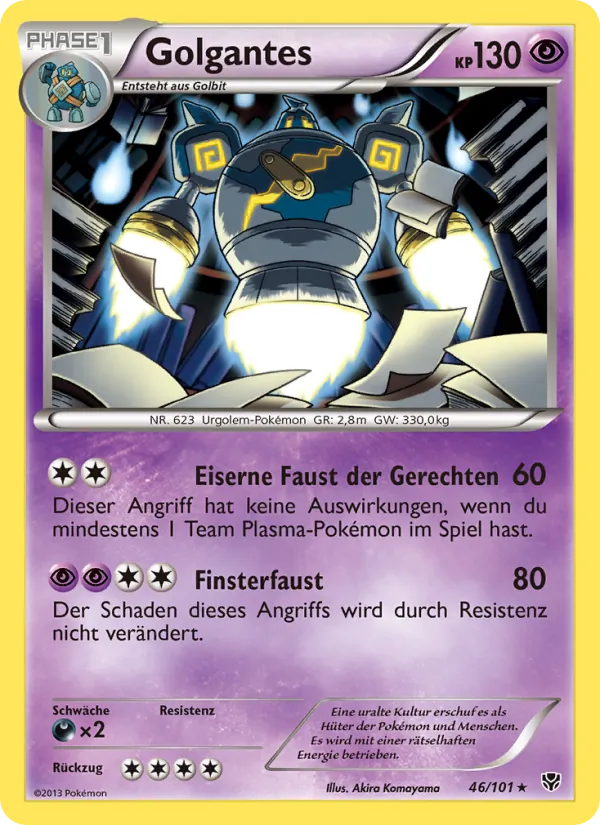 Karte Golgantes aus Plasma-Blaster, Nummer 46/101