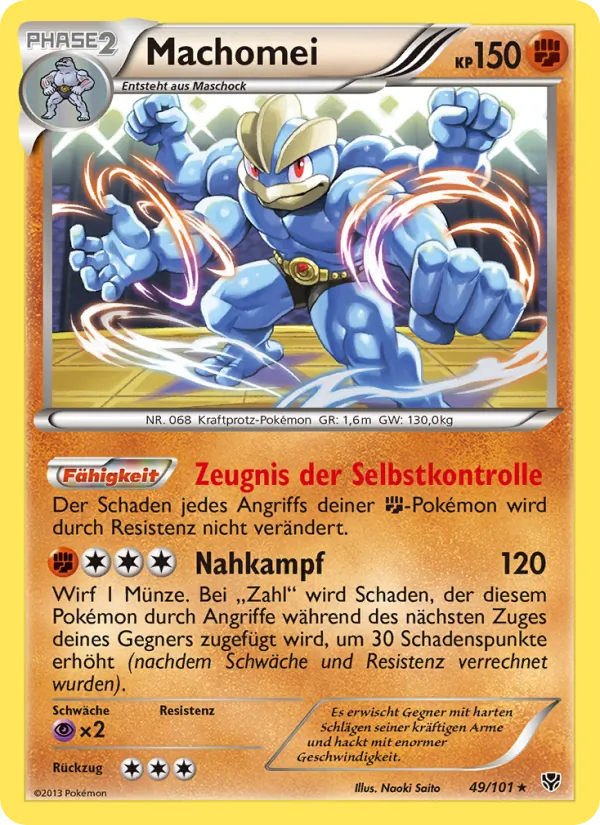Karte Machomei aus Plasma-Blaster, Nummer 49/101