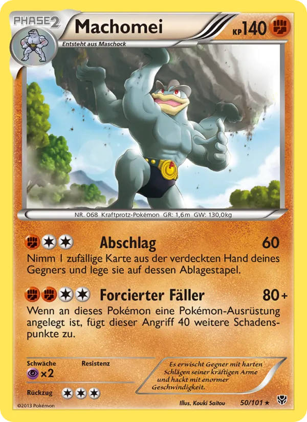 Karte Machomei aus Plasma-Blaster, Nummer 50/101
