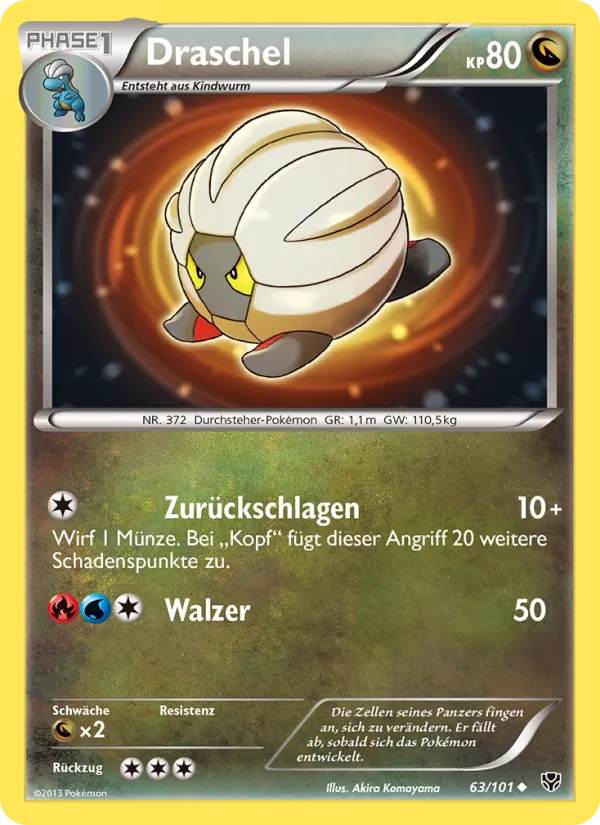 Karte Draschel aus Plasma-Blaster, Nummer 63/101