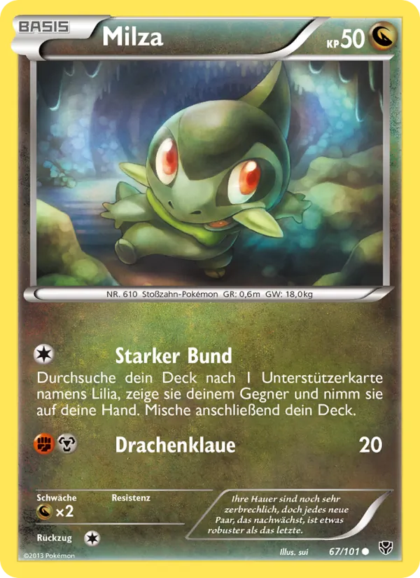 Karte Milza aus Plasma-Blaster, Nummer 67/101