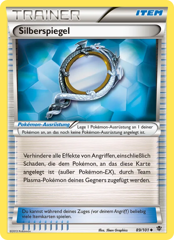 Karte Silberspiegel aus Plasma-Blaster, Nummer 89/101