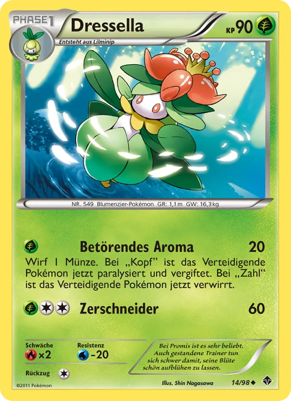 Karte Dressella aus Aufstreben der Mächtigen, Nummer 14/98