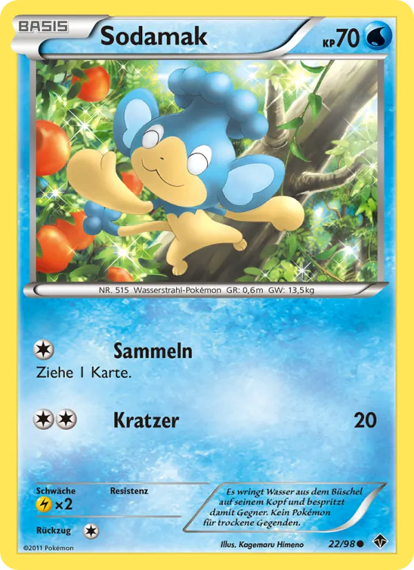 Karte Sodamak aus Aufstreben der Mächtigen, Nummer 22/98