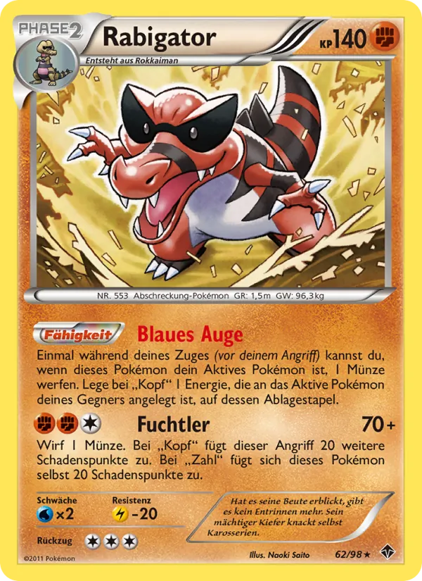 Karte Rabigator aus Aufstreben der Mächtigen, Nummer 62/98