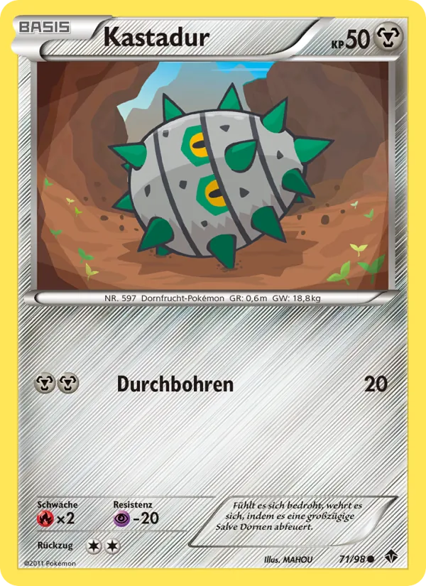 Karte Kastadur aus Aufstreben der Mächtigen, Nummer 71/98