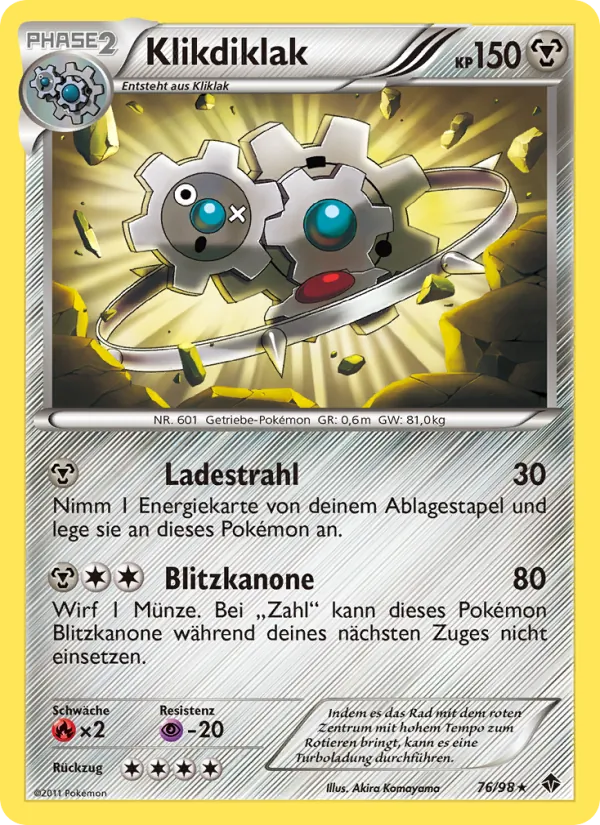 Karte Klikdiklak aus Aufstreben der Mächtigen, Nummer 76/98