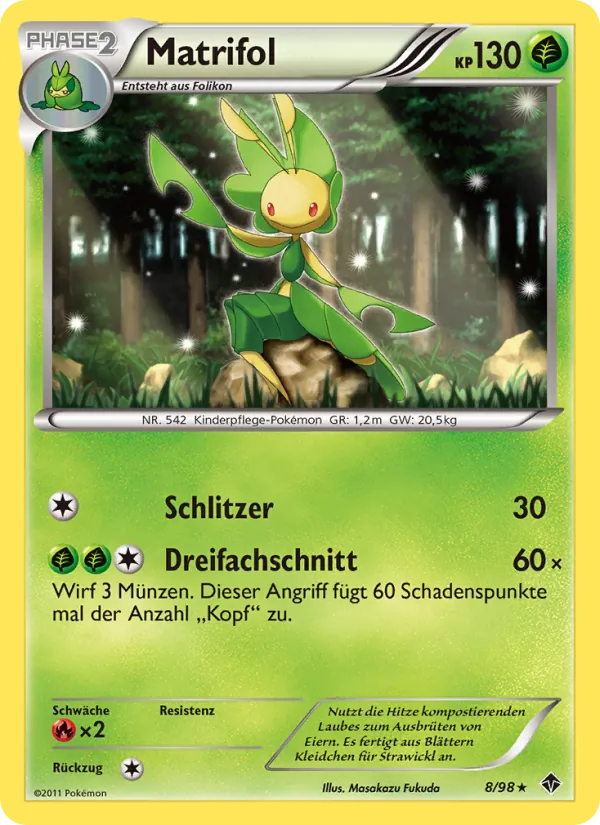 Karte Matrifol aus Aufstreben der Mächtigen, Nummer 8/98
