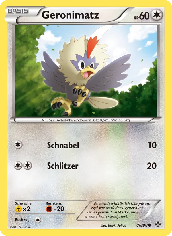 Karte Geronimatz aus Aufstreben der Mächtigen, Nummer 86/98
