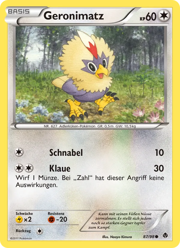 Karte Geronimatz aus Aufstreben der Mächtigen, Nummer 87/98