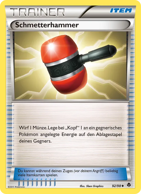 Karte Schmetterhammer aus Aufstreben der Mächtigen, Nummer 92/98