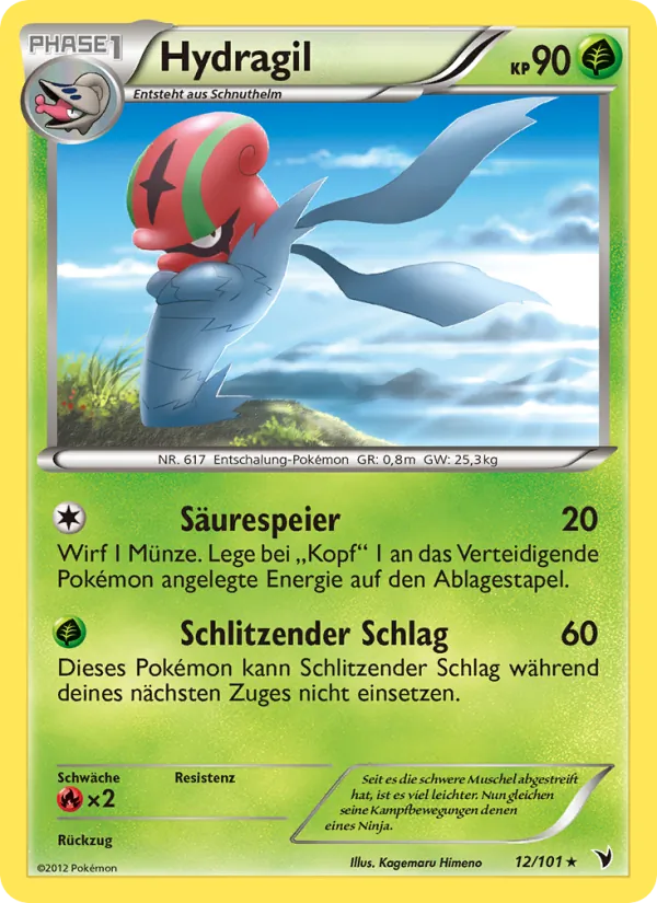 Karte Hydragil aus Königliche Siege, Nummer 12/101