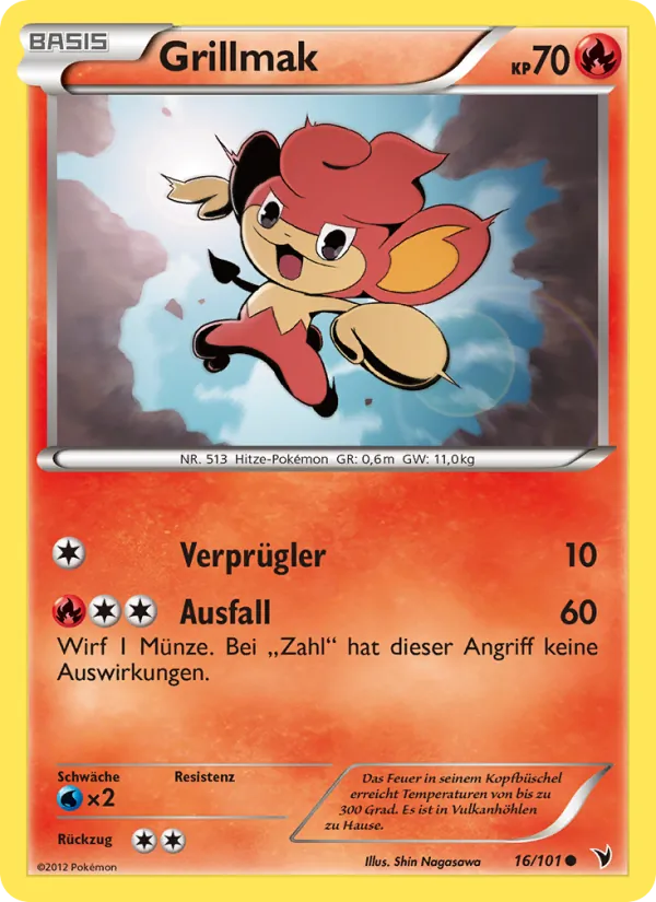 Karte Grillmak aus Königliche Siege, Nummer 16/101