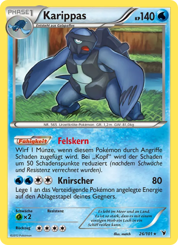 Karte Karippas aus Königliche Siege, Nummer 26/101